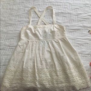 ISO J. Crew White/Cream colored Cotton Tank